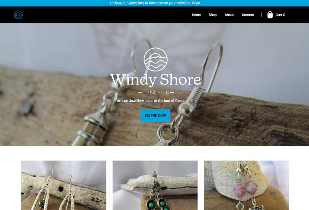 Windyshore.com website screenshot